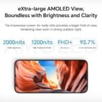 HONOR 200 Lite, 5G Dual SIM, 12GB RAM + 256GB ROM, 6,7” Anti-Drop AMOLED Display, 108MP Triple Rear Camera, Midnight Black - International Version - Image 4