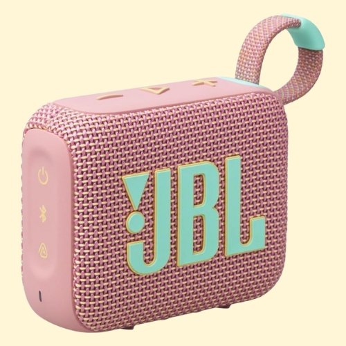 185 JBL GO 4 – Ultra-Portable Bluetooth Speaker with AURACAST, Powerful Sound, 15H Playtime & Sleek Design, JBLGO4PINK, Pink - Image 1