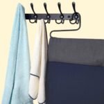 Mumoo Bear Coat Rack Wall Mounted - 5 Tri Hooks, Heavy Duty, Stainless Steel, Metal Coat Hook Rail For Coat Hat Towel Purse Robes Mudroom Bathroom Entryway,Black - Image 6