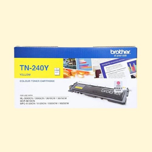 250 Brother TN-240 Yellow Toner Cartridge (TN-240Y) - Image 1