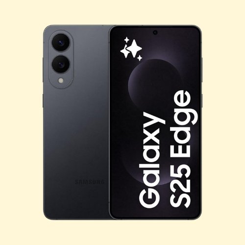 50 Samsung Galaxy S25 Edge AI Phone, 256GB Storage, 12GB RAM, Titanium Jetblack, Galaxy AI, Android Smartphone, 200MP Camera, Long Battery Life, 12 Months Prime Membership (UAE Version) - Image 1