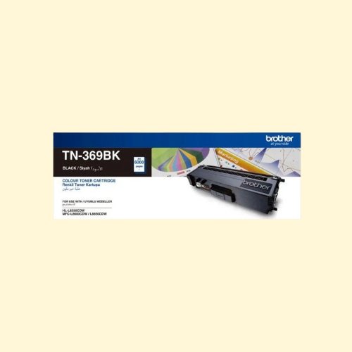Brother TN-369 Black Toner Cartridge (TN-369BK)