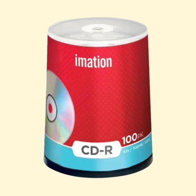 CDD01 Imation CD-R 80min/700MB/52x/100 Spindle - Image 1