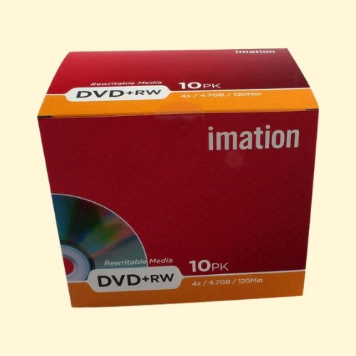 Imation DVD +RW 4.7GB Showbox (10 Packs)