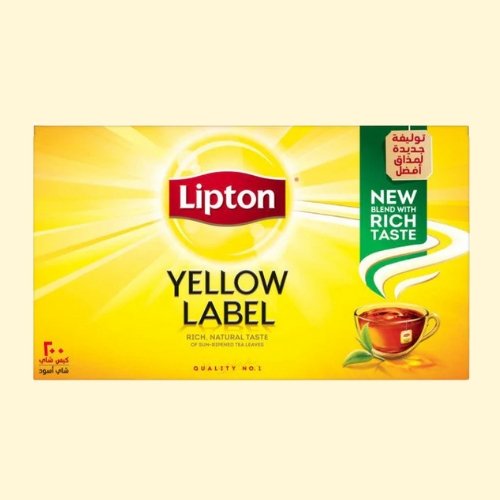 Lipton Yellow Label Black Tea Bags 200pcs