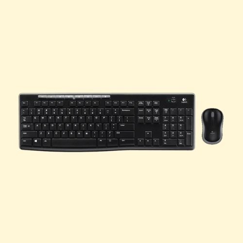 KM12 Logitech Mouse & Keyboard Wireless Combo Mk270 - Image 1