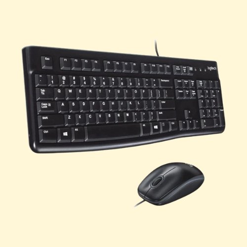 KM14 Logitech Mouse & Keyboard Combo Mk120 - Image 1