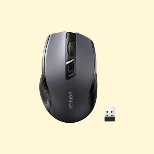 KM142 UGREEN Wireless Mouse 2.4G with USB Receiver (90545) - Image 1