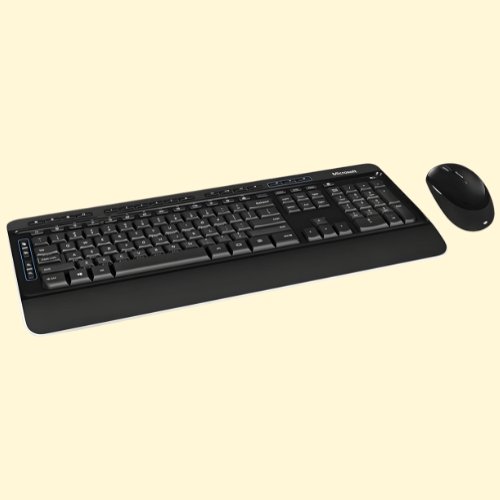 Microsoft Wireless Bluetrack Desktop Keyboard 3050, Black