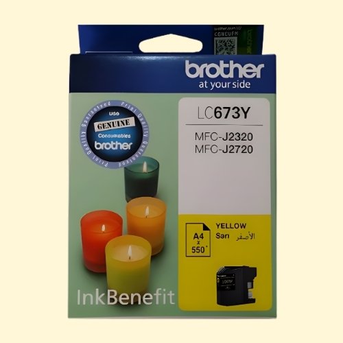 Brother LC673Y Yellow Ink Cartridge (LC-673Y)