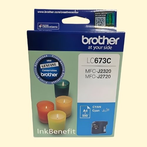 b20 Brother LC673C Cyan Ink Cartridge (LC-673C) - Image 1