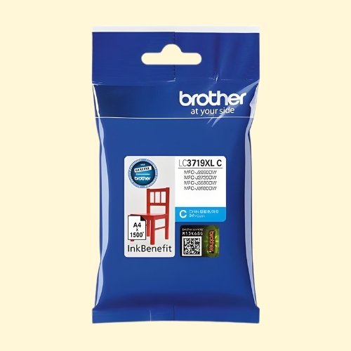 b25 Brother LC3719XL Super High Yield Cyan Ink Cartridge (LC3719XL-C) - Image 1