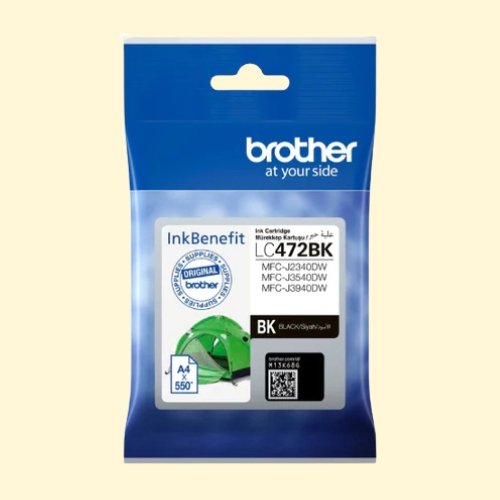 b42 Brother LC472 Black Ink Cartridge - Image 1