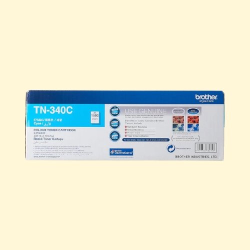 b49 Brother TN-340 Cyan Toner Cartridge (TN-340C) - Image 1