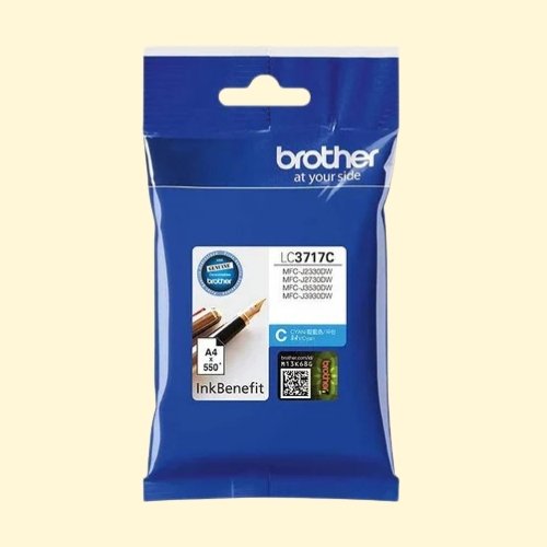 b5 Brother LC3717 Cyan Ink Cartridge (LC3717C) - Image 1