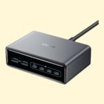 Anker Prime Charger, 200W 6-Port GaN Charging Station, Fast Charging USB C Charger, Compatible with iPhone 16/16 Pro/15/15 Pro, MacBook Pro/Air, iPad Pro, Dell XPS, Galaxy S23/S22, Note20, and More
