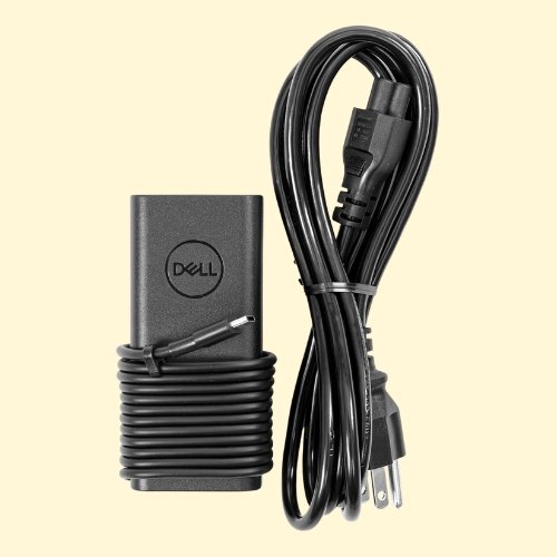 AC27 Dell Laptop Charger 65W Watt Usb Type C Ac Power Adapter La65Nm190/Ha65Nm190/Da65Nm190 Include Power Cord For Xps 12 9250, Xps 13 9350 Compatible With Xps Series And Latitude 5000 Series - Image 1
