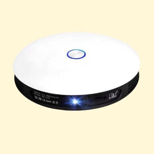 CRONY D08-Projector DLP 3D HD 1080p smart mini portable projector, Built in Battery