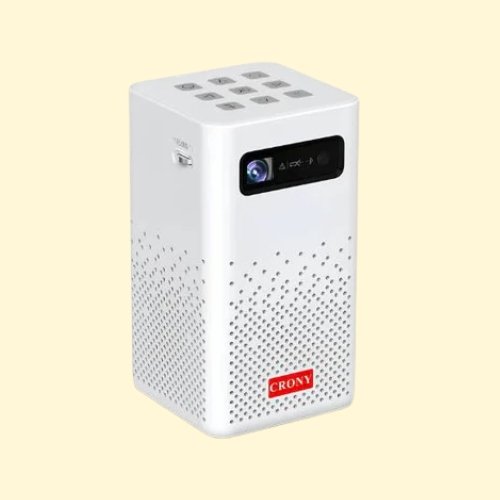 CRONY C900 upright Projector with BT speaker Smart DLP Projector Bluetooth 5.0 1080P Supported Wireless Mirroring Built-in Battery