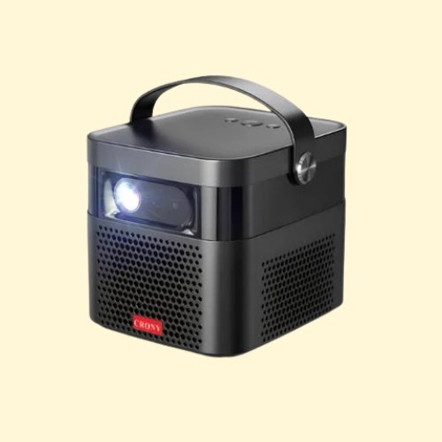 AVP77 CRONY K5+ upright Projector with BT speaker 3D Smart DLP Projector 800 ANSI Lumens 1080P Portable - Image 1