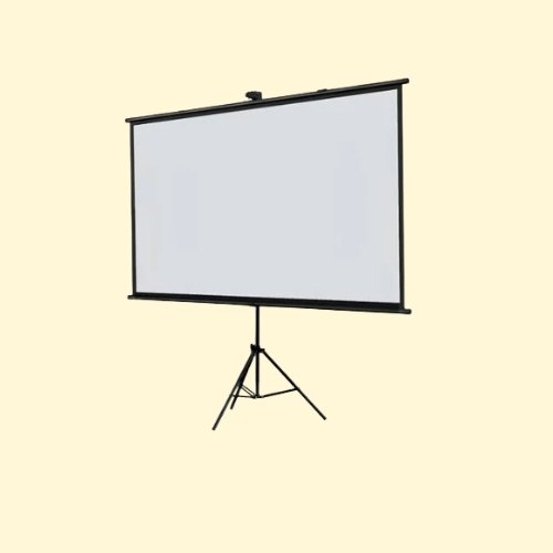 CRONY 150 inch projector screen with stand, HD, Portable