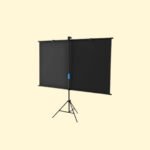 CRONY 150 inch projector screen with stand, HD, Portable - Image 2