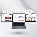 MetaDisplay MD1 14 inch FHD Triple IPS Portable Monitor for Laptop Screen Extender (macOS/Windows/Linux) - Image 2