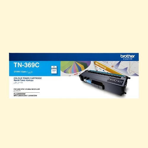 Brother TN-369 Cyan Toner Cartridge (TN-369C)