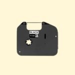 Brother TR-100BK 12mm x 100 m Ribbon Tape - Black - Image 2