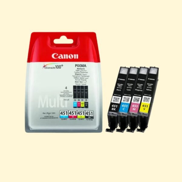 Canon CLI-451 BK/C/M/Y Ink Cartridge Multipack