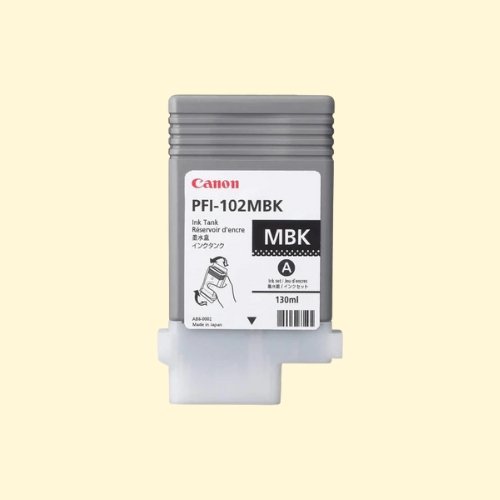 Canon PFI-102MBK Ink Cartridge, Matte Black