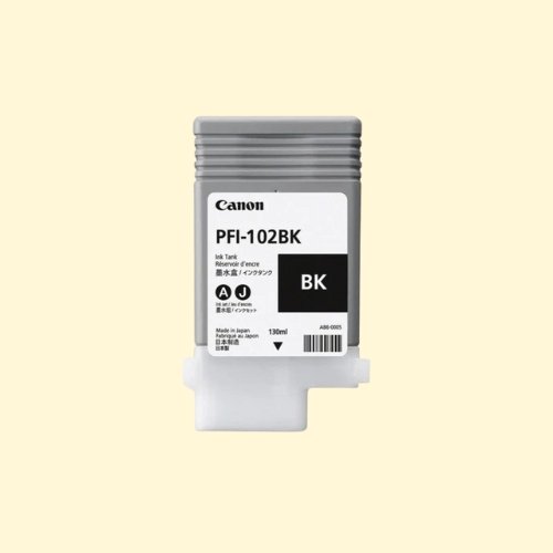 Canon PFI-102 Black Original Ink Cartridge (PFI-102BK)