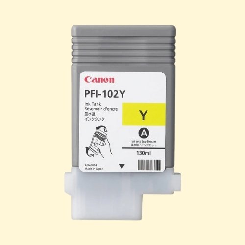 Cti247 Canon PFI-102 Yellow Original Ink Cartridge (PFI-102Y) - Image 1