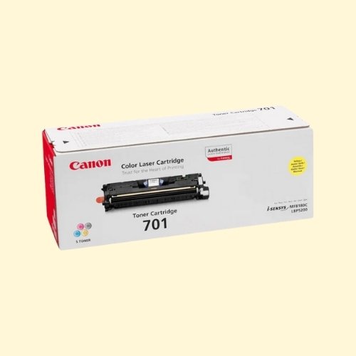 Canon 701 Yellow Toner Cartridge (701Y)