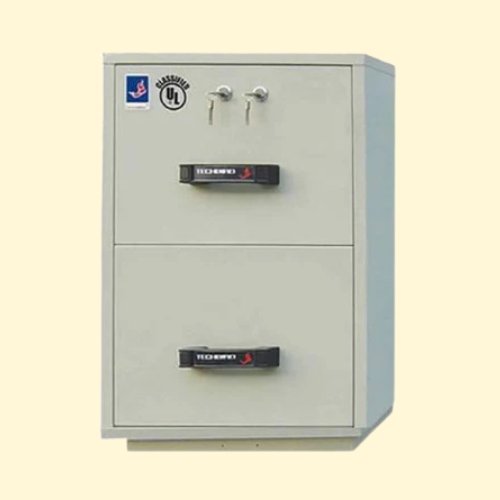 FRC39 Techbird FRD-II-20 2 Drawer Fire Resistant Filing Cabinet - Image 1