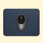 Satechi Vegan Leather Mouse Pad - Scratch and Water Resistant, For Office and Home, 25 cm x 19 cm x 0.36 cm – Blue