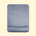EXCOVIP Mouse Pad With Wrist Support, Soft And Comfortable Ergonomic Hand Washable Mouse Pad, Grey 9558