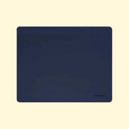 MMP29 EXCOVIP Mouse Pad, Non-Slip PU Leather Waterproof Desk Pad Protector, for Home and Office, Small Size 26cm x 21cm (Blue) - Image 1
