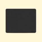 EXCOVIP Mouse Pad, Non-Slip PU Leather Waterproof Desk Pad Protector, for Home and Office, Small Size 26cm x 21cm (Black)