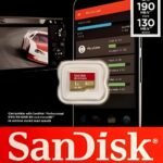 SanDisk 1TB Extreme microSD UHS, 190MB/s Read, 130MB/s Write SDSQXAV 1T00 GN6MN, Red/Gold - Image 2