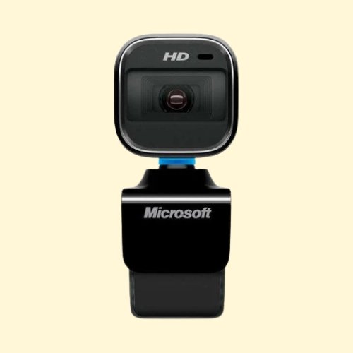 Wcam12 Microsoft HD6000 High Definition LifeCam, Black - Image 1