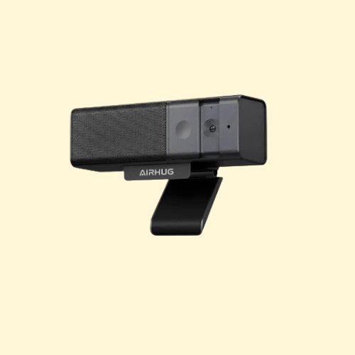 Wcam22 AIRHUG 3 in 1 Webcam - 1080P Webcam with Microphone and Speaker, USB Webcam with Privacy Cover - Image 1