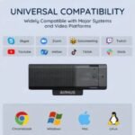 AIRHUG 3 in 1 Webcam - 1080P Webcam with Microphone and Speaker, USB Webcam with Privacy Cover - Image 2