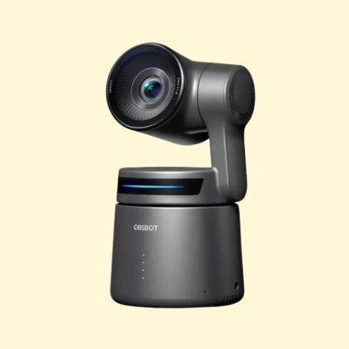 OBSBOT Tail Air Streaming Camera 4K, AI Tracking PTZ Camera with NDI, Intelligent App, Gesture Control, HDMI/USB-C Wireless, Video Camera for Vlogging