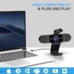 EMEET 1080P Webcam with Microphone, C960 Web Camera, 2 Mics Streaming, 90°FOV Computer Camera, Plug and Play - Image 2