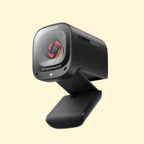 Wcam67 Anker PowerConf C200 2K Webcam with AI-Noise Canceling Stereo Microphones and Adjustable Field of View - Image 1