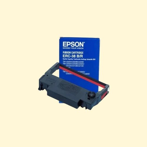 eti13 Epson ERC38, Red and Black Ribbon Cartridge - Image 1