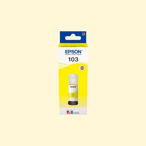 eti60 Epson 103 EcoTank Ink Bottle - 65ml, Yellow - Image 1