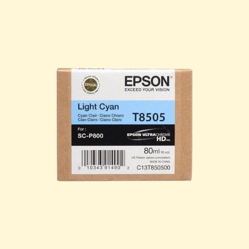 eti69 Epson T8505 80ml Light Cyan Ink Cartridge - Image 1