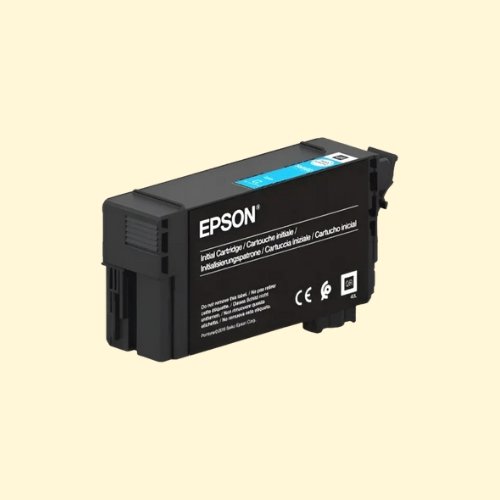 eti83 Epson Cyan 50ml Ink Cartridge for Surecolor SC-T5100 Printer (C13T40D240) - Image 1